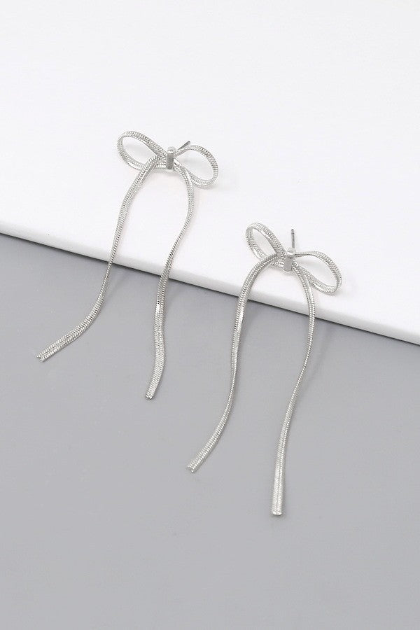 Bow Dangle Earrings