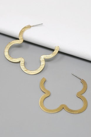 Clover Hoop Earrings