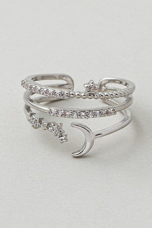 Midnight Moon Ring