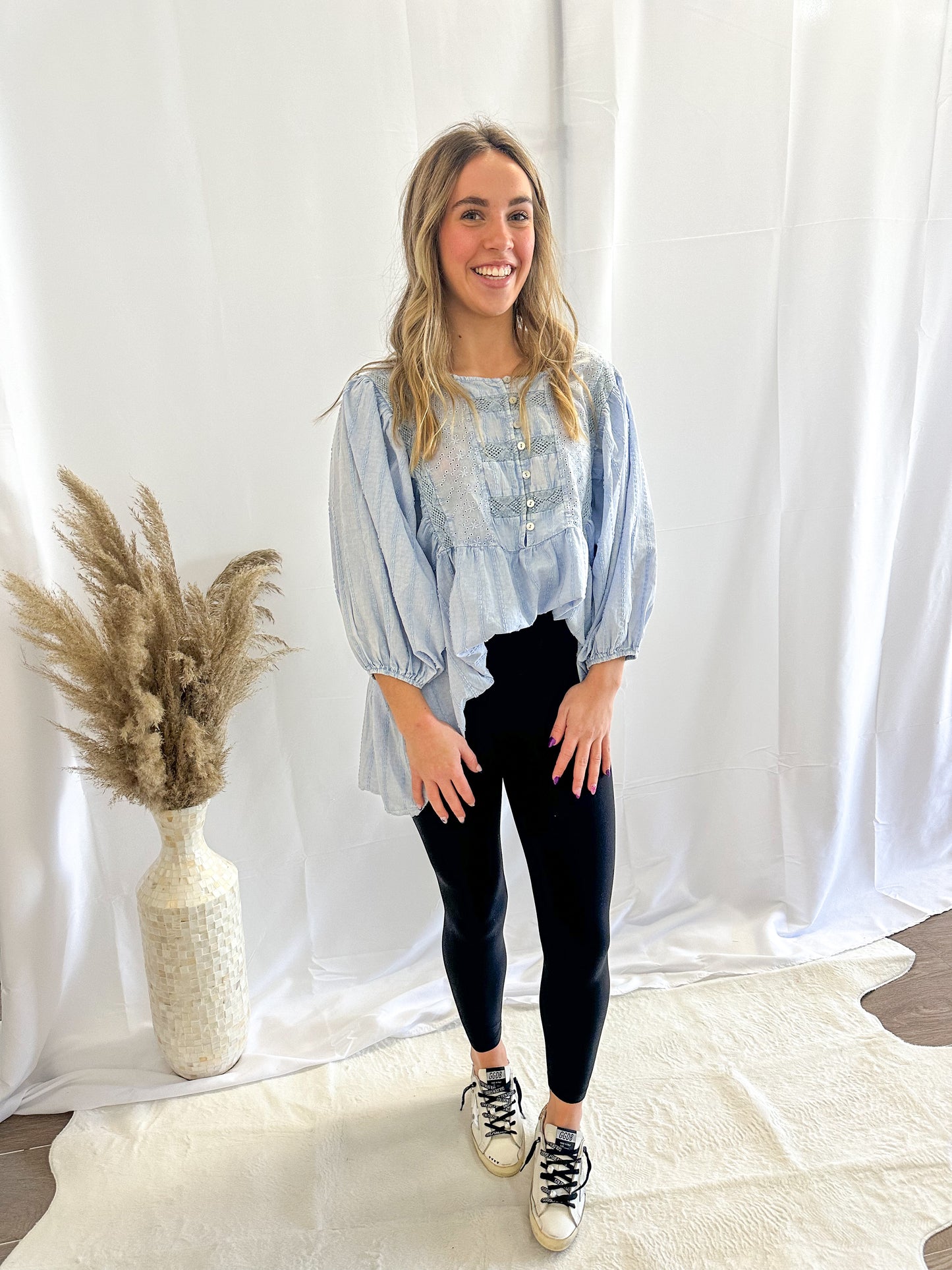 Flowy Sky Top