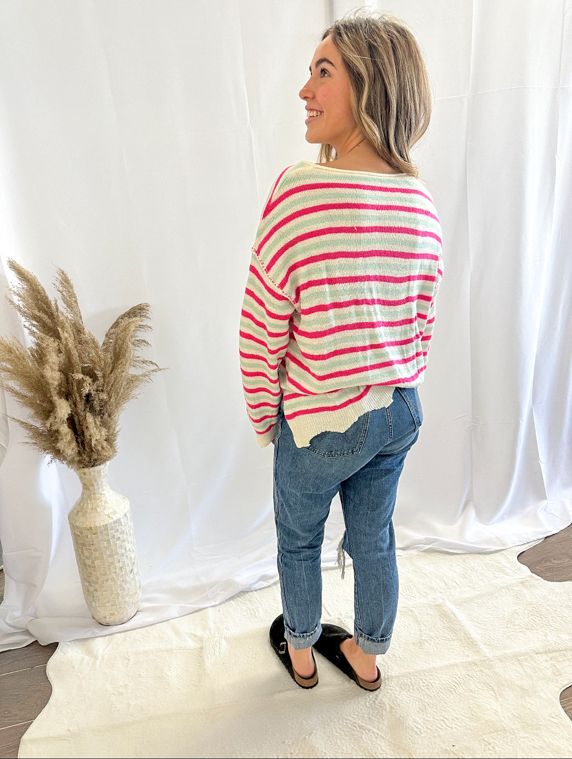 Striped Oversized Sweater