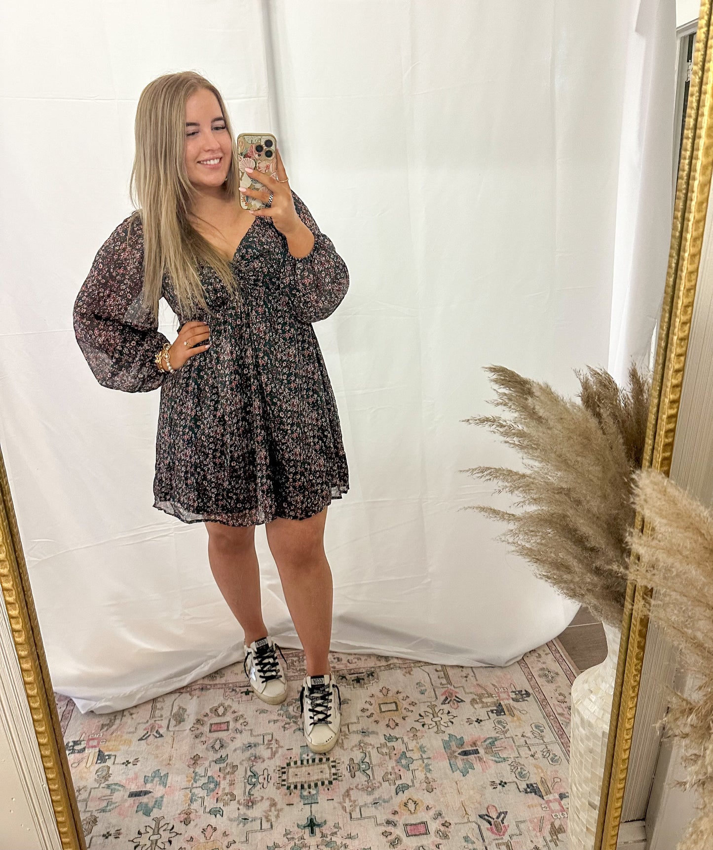 Floral Sweatheart Dress