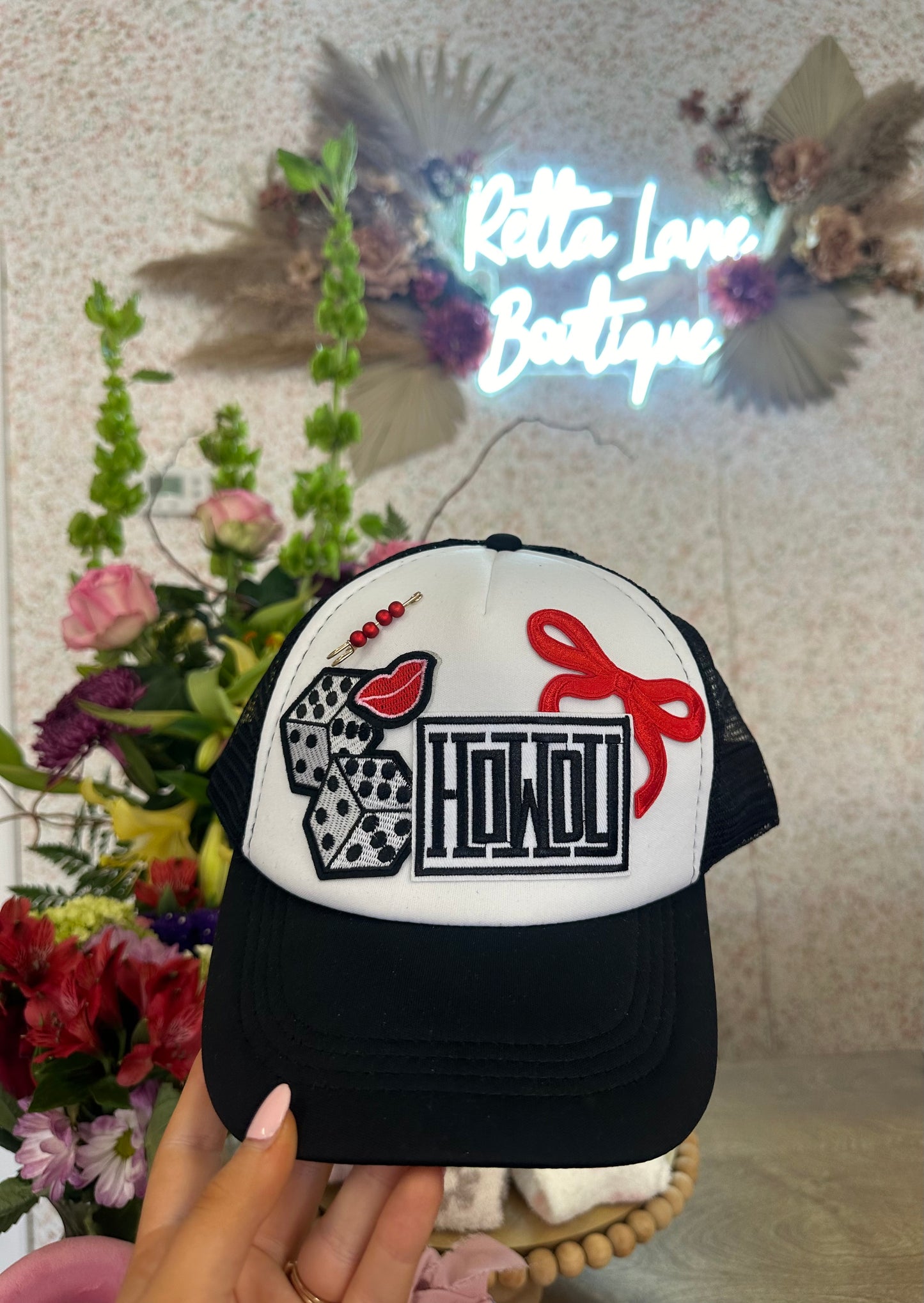 Custom Howdy Patch Trucker Hat